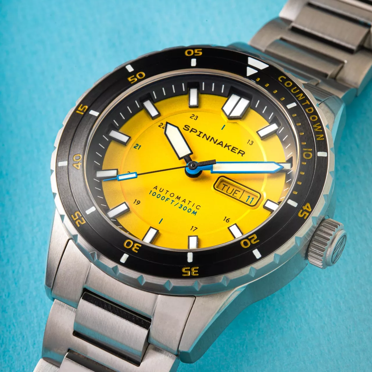 Spinnaker Hass Safety Yellow SP-5099-33 Kol Saati detay görseli 2