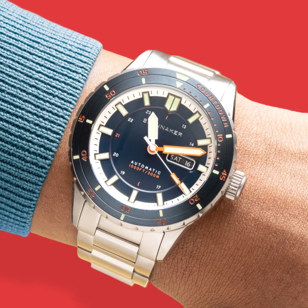 Spinnaker Hass Azure Blue SP-5099-44 Kol Saati detay görseli 1