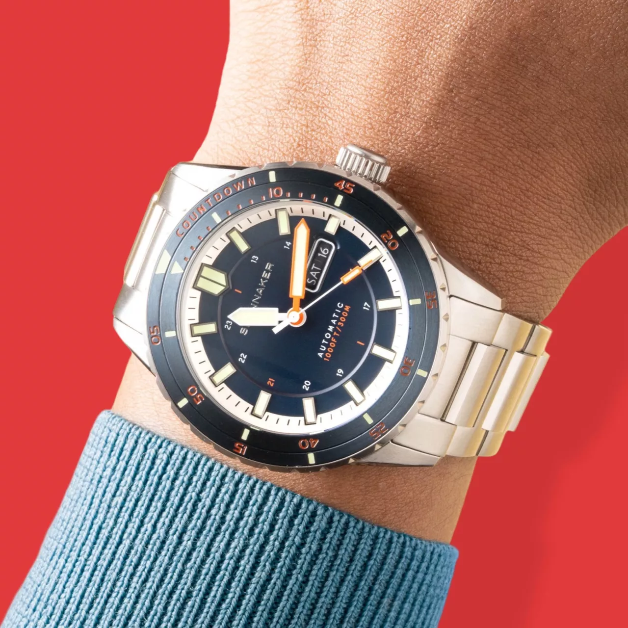 Spinnaker Hass Azure Blue SP-5099-44 Kol Saati detay görseli 2