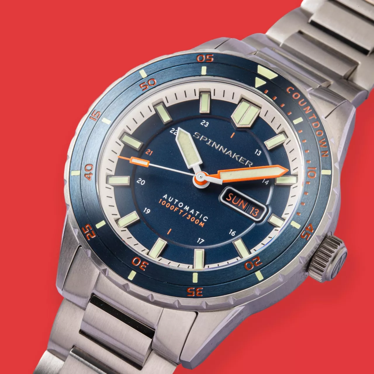 Spinnaker Hass Azure Blue SP-5099-44 Kol Saati detay görseli 3