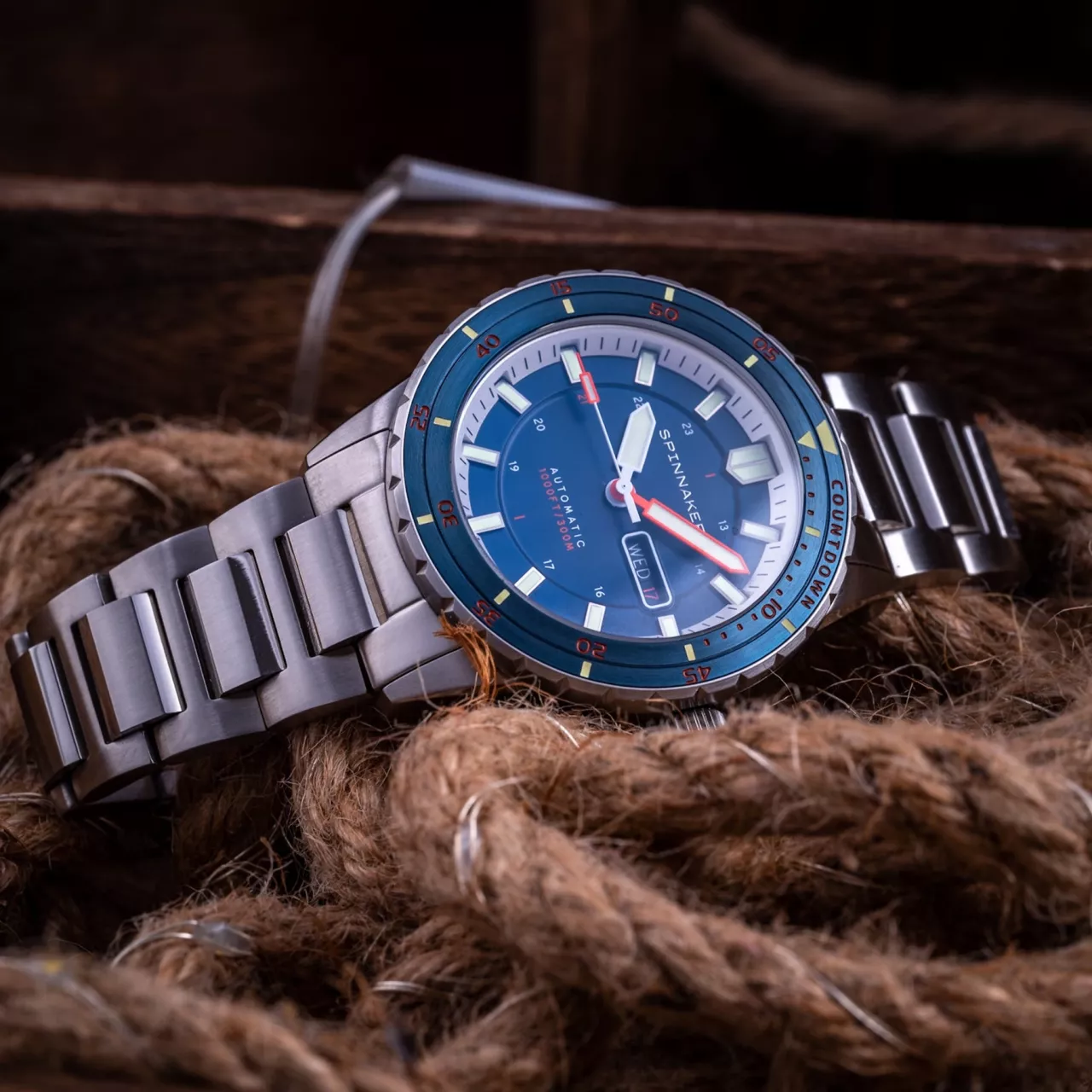 Spinnaker Hass Azure Blue SP-5099-44 Kol Saati detay görseli 4