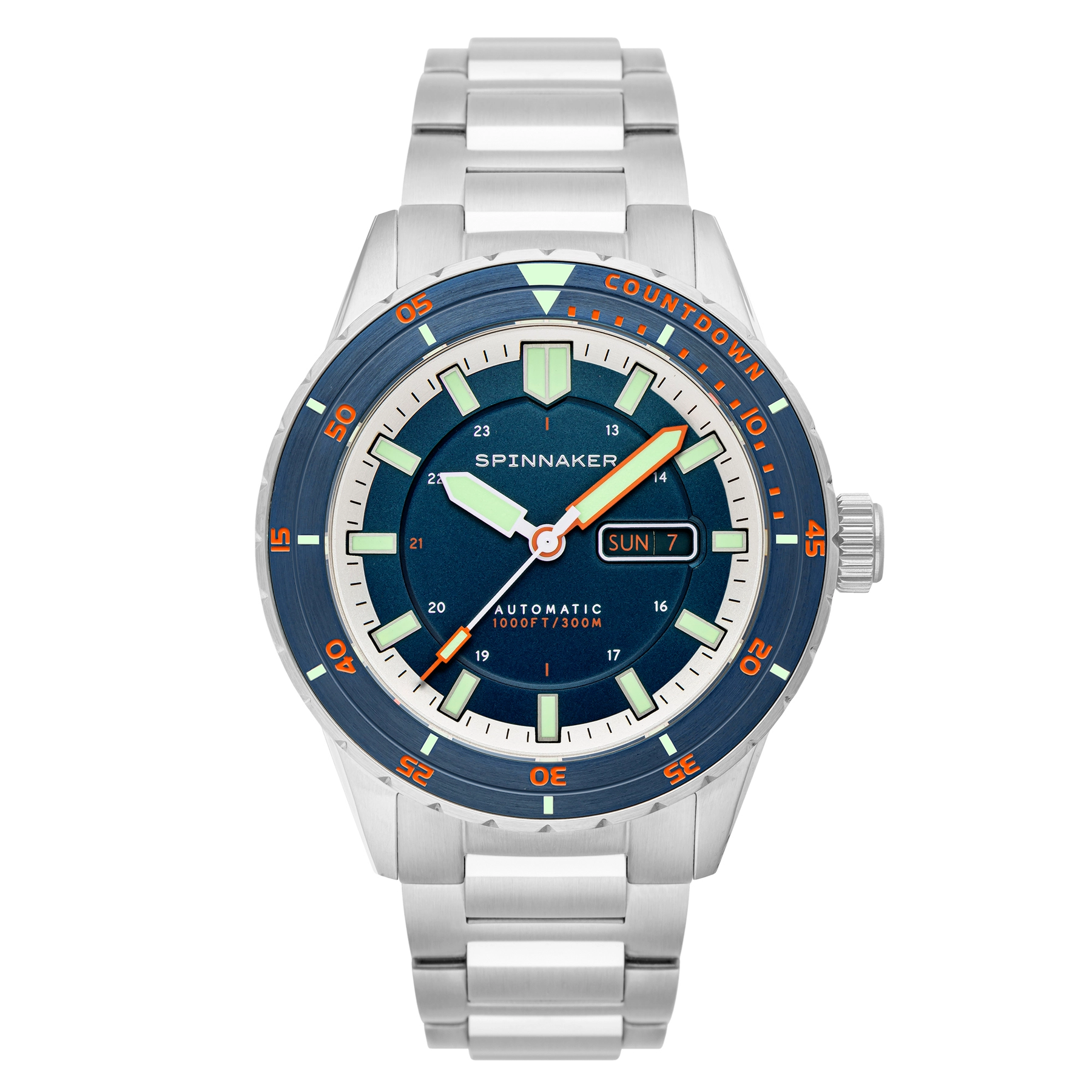 Spinnaker Hass Azure Blue SP-5099-44 Kol Saati