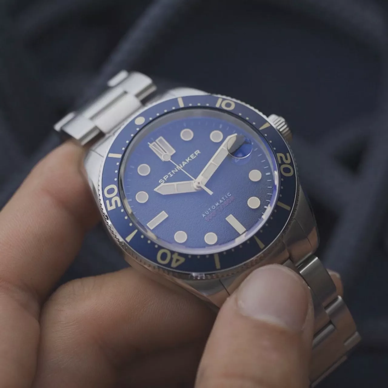 Spinnaker Croft Regiment Blue SP-5100-22 Kol Saati detay görseli 2
