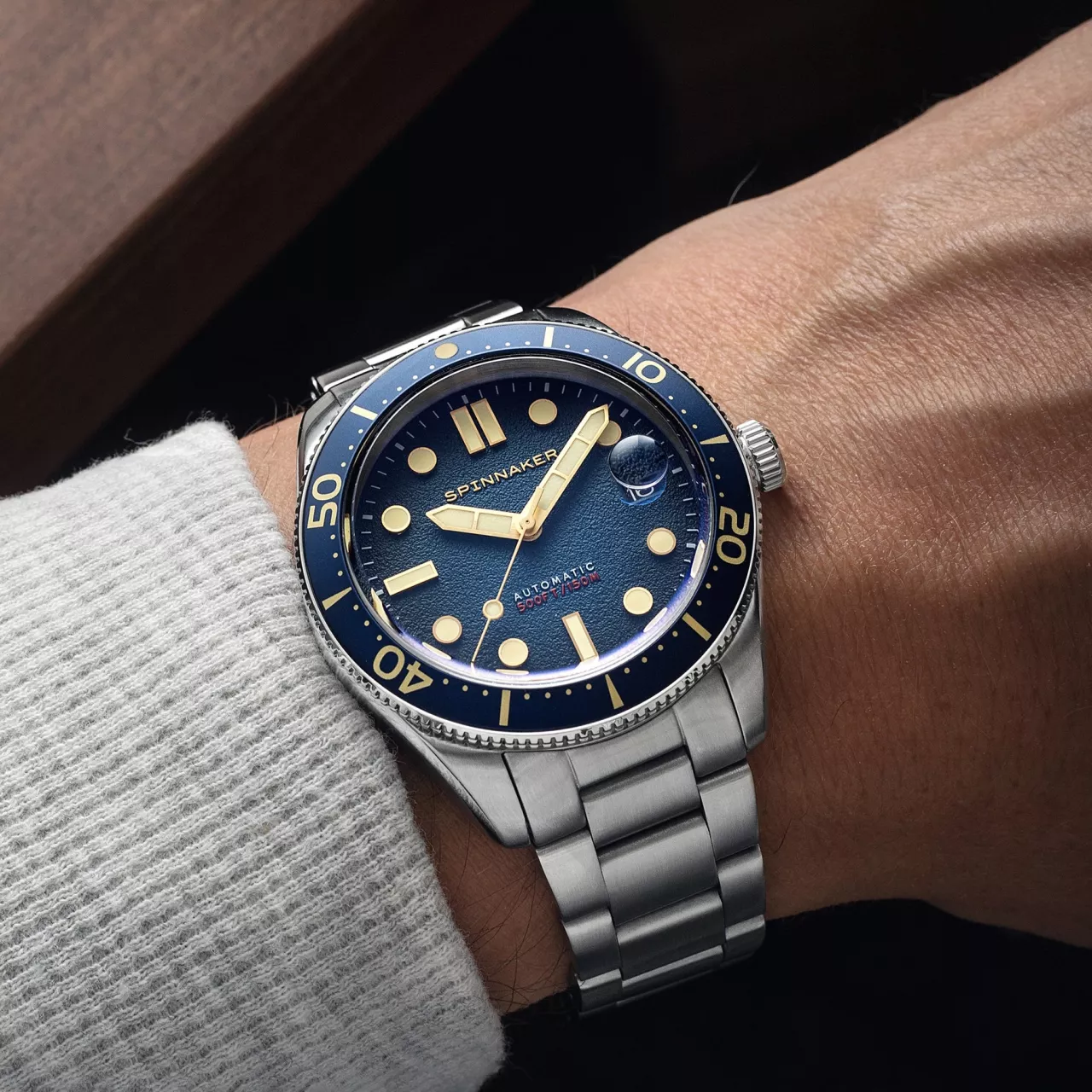 Spinnaker Croft Regiment Blue SP-5100-22 Kol Saati detay görseli 5