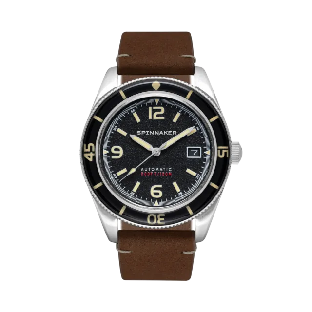Beğenmek için çift tıkla Spinnaker Fleuss Lumber Black SP-5055-01 Kol Saati Görsel 1