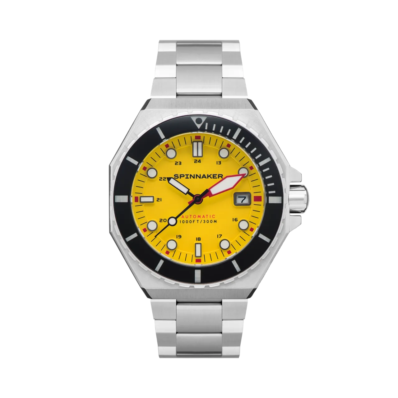 Spinnaker Dumas Hazard Yellow SP-5081-II Kol Saati