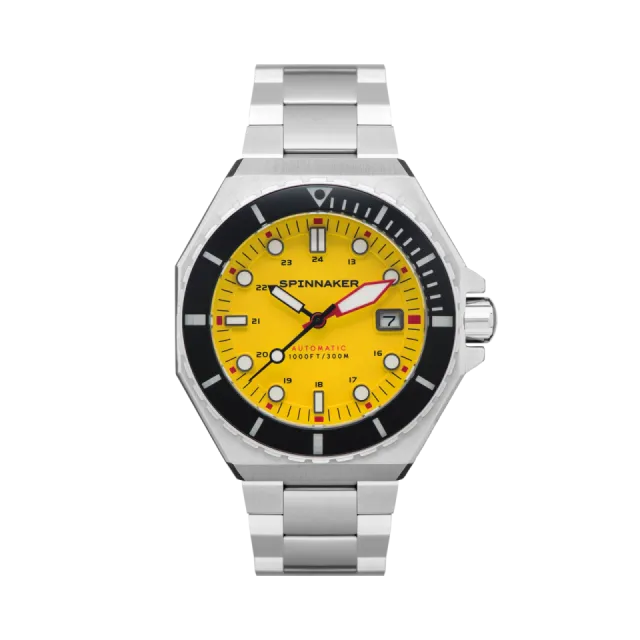 Beğenmek için çift tıkla Spinnaker Dumas Hazard Yellow SP-5081-II Kol Saati Görsel 1