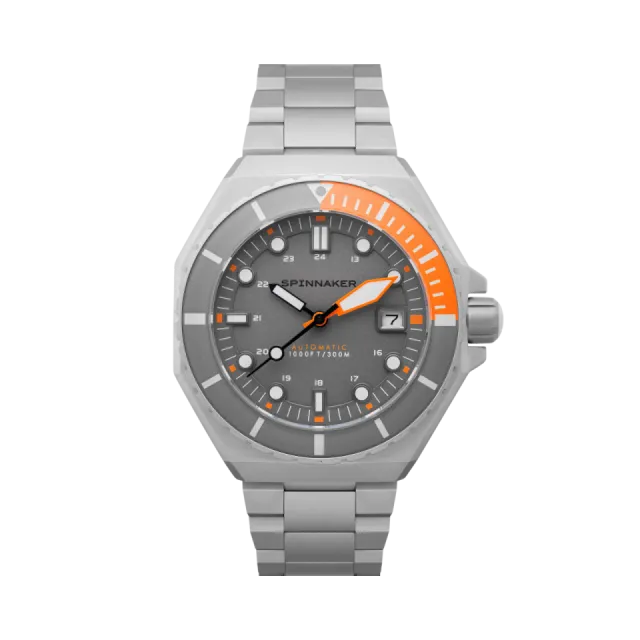 Spinnaker Dumas Sandblast Grey SP-5081-LL Kol Saati Görsel 1