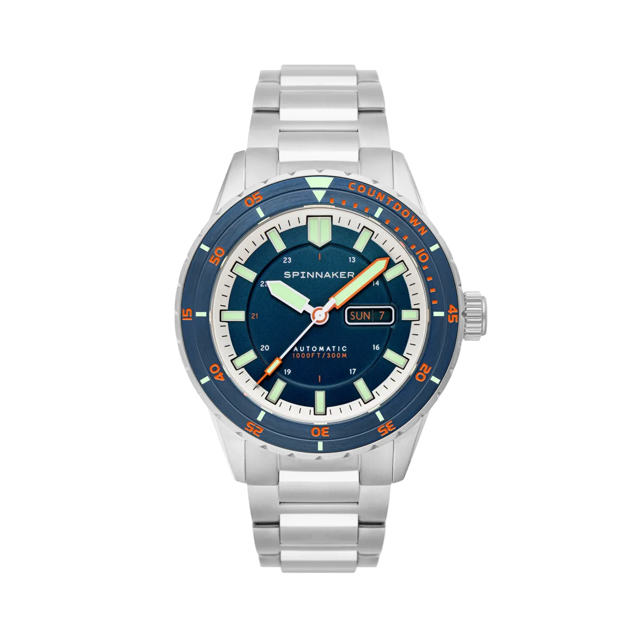 Spinnaker Hass Azure Blue SP-5099-44 Kol Saati