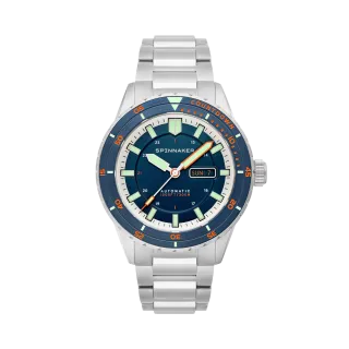 Spinnaker Hass Azure Blue SP-5099-44 Kol Saati