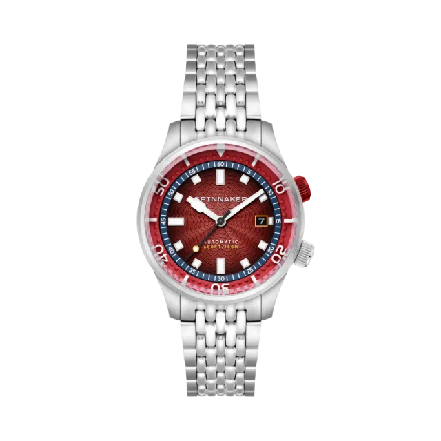 Spinnaker Bradner Otomatik Burgundy Surge SP5062BB Görsel 1