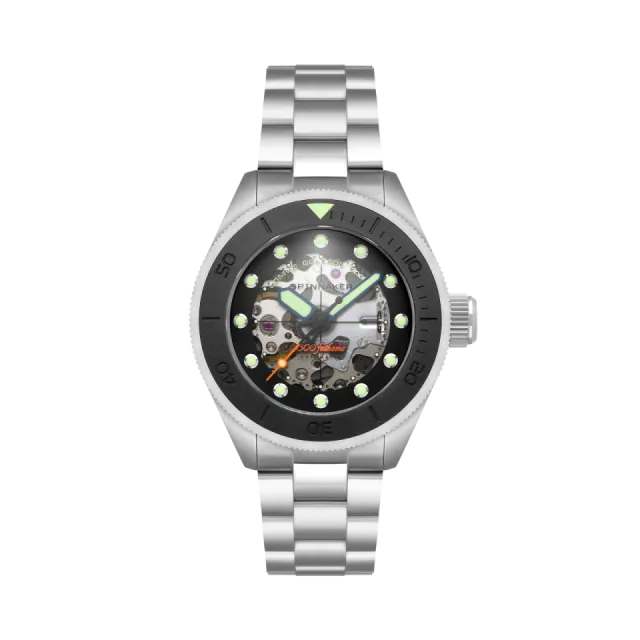 Beğenmek için çift tıkla Spinnaker Piccard Skeleton Automatic Dust Black SP513511 Görsel 1