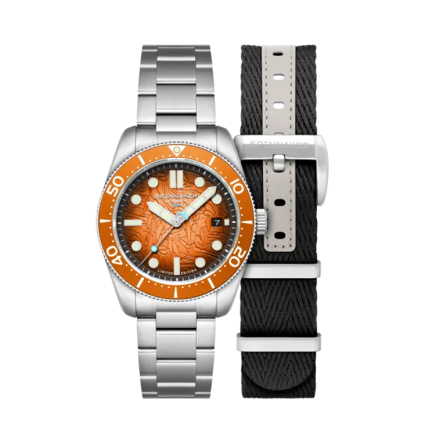 Spinnaker Croft Mid-Size Automatic Dolphin Project Limited Edition Sunrise Splash SP517733 Görsel 1