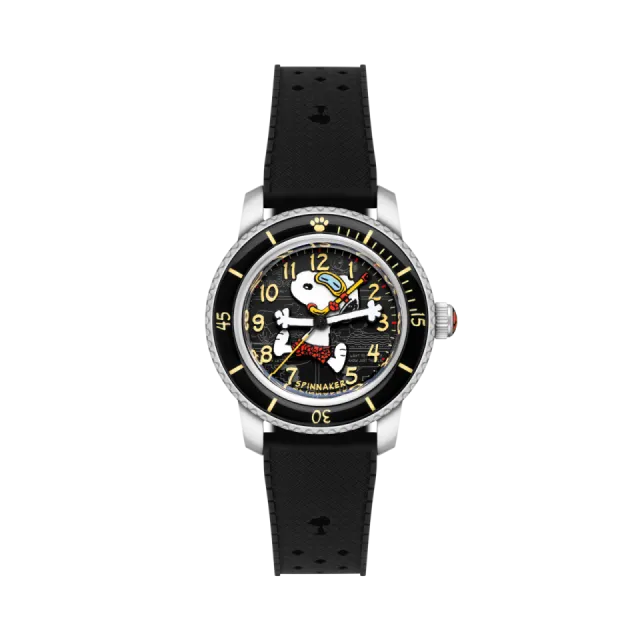 Beğenmek için çift tıkla Spinnaker Fleuss 40 Automatic Peanuts Snoopy Seaside Snorkel Limited Edition Shadowed Steel SP518601 Görsel 1