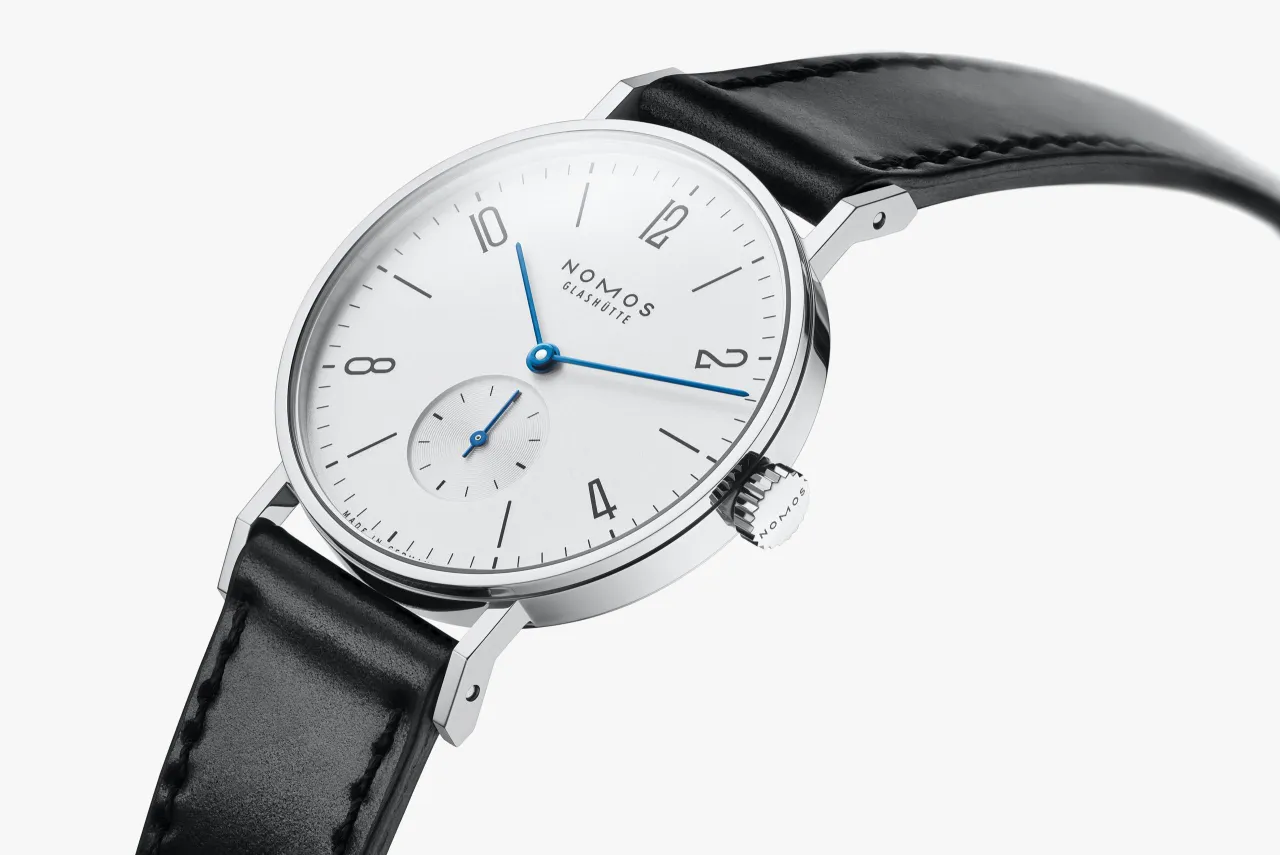 NOMOS Glashütte Tangente Otomatik Beyaz Gümüş Plaka 101 detay görseli 2