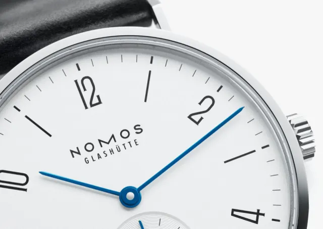 NOMOS Glashütte Tangente Otomatik Beyaz Gümüş Plaka 101 Görsel 4