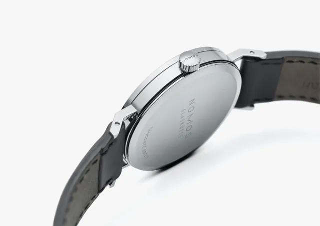 NOMOS Glashütte Tangente Otomatik Beyaz Gümüş Plaka 101 Görsel 6