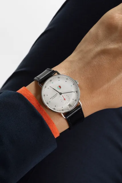 NOMOS Glashütte Metro Date Power Reserve Otomatik 1101 Görsel 9