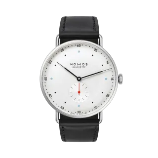 NOMOS Metro 38 Otomatik Beyaz Gümüş Plaka 1108