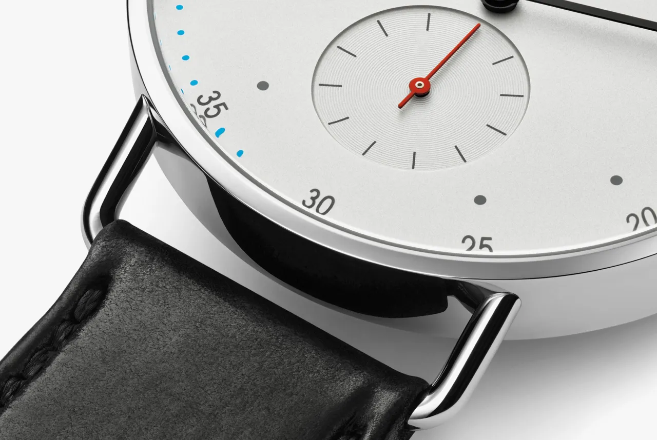 NOMOS Glashütte Metro Neomatik Otomatik Gümüş 1113 detay görseli 3