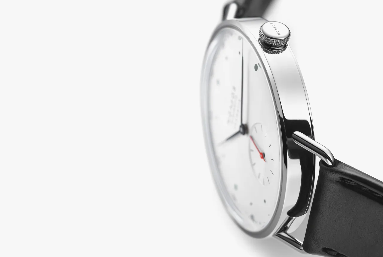NOMOS Glashütte Metro Neomatik Otomatik Gümüş 1113 detay görseli 4