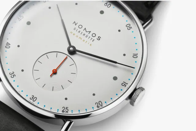NOMOS Glashütte Metro Neomatik Otomatik Gümüş 1113 Görsel 3