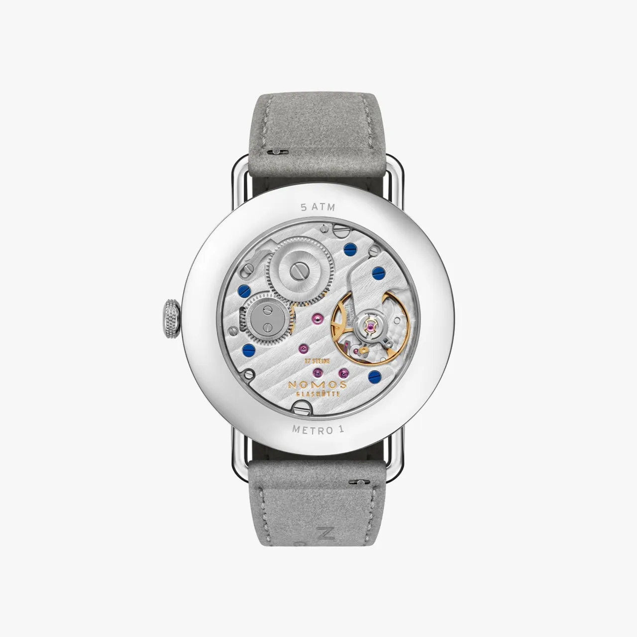 NOMOS Glashütte Metro 33 All Silver Otomatik 1122 detay görseli 1