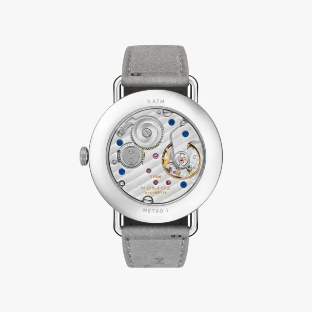 NOMOS Glashütte Metro 33 All Silver Otomatik 1122 Görsel 2