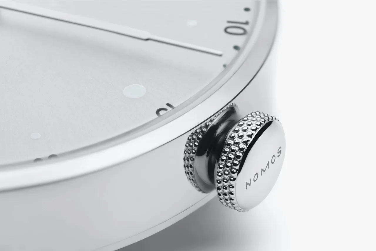 NOMOS Metro 33 All Silver Otomatik 1122SB detay görseli 4