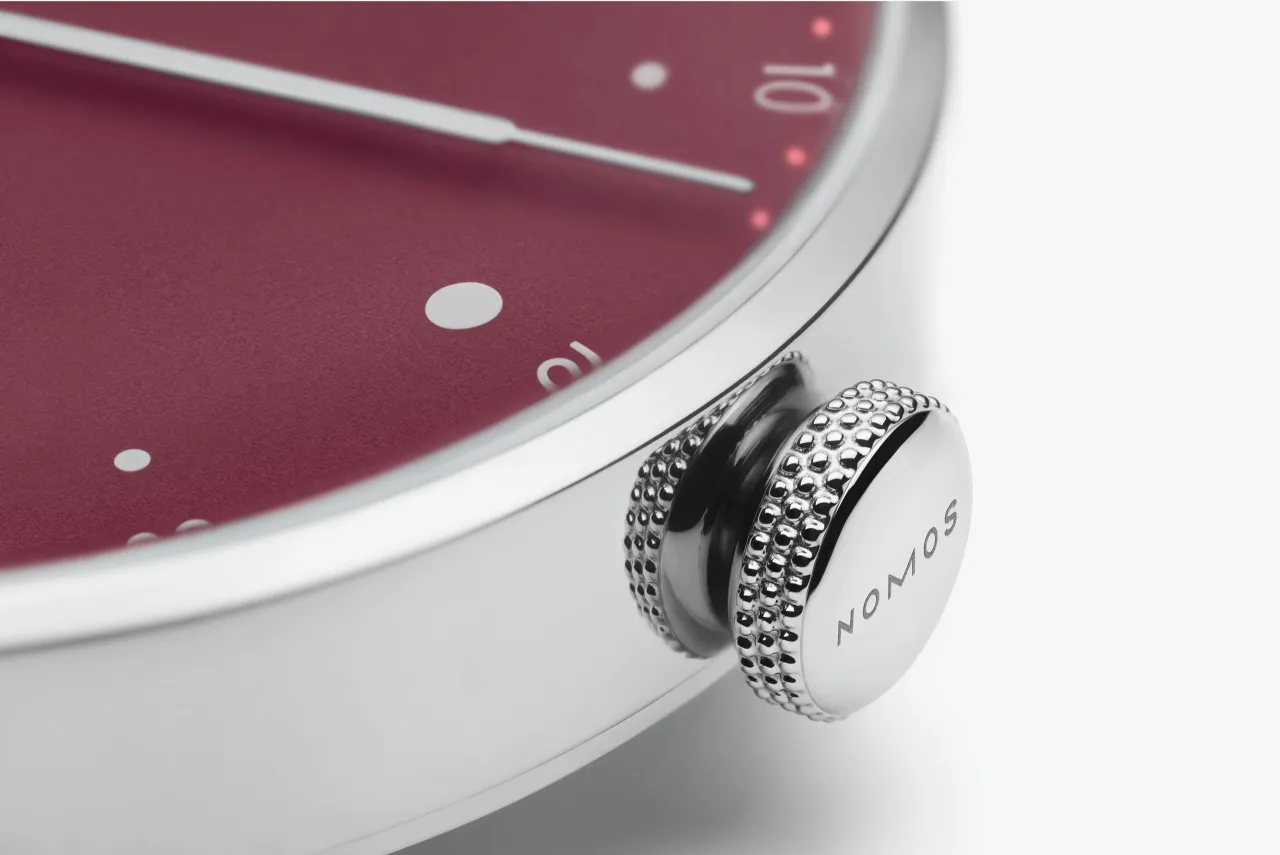 NOMOS Metro 33 Muted Red Otomatik 1123SB detay görseli 4