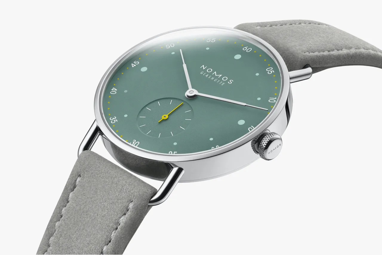 NOMOS Glashütte Metro 33 Sage Otomatik 1124 detay görseli 2