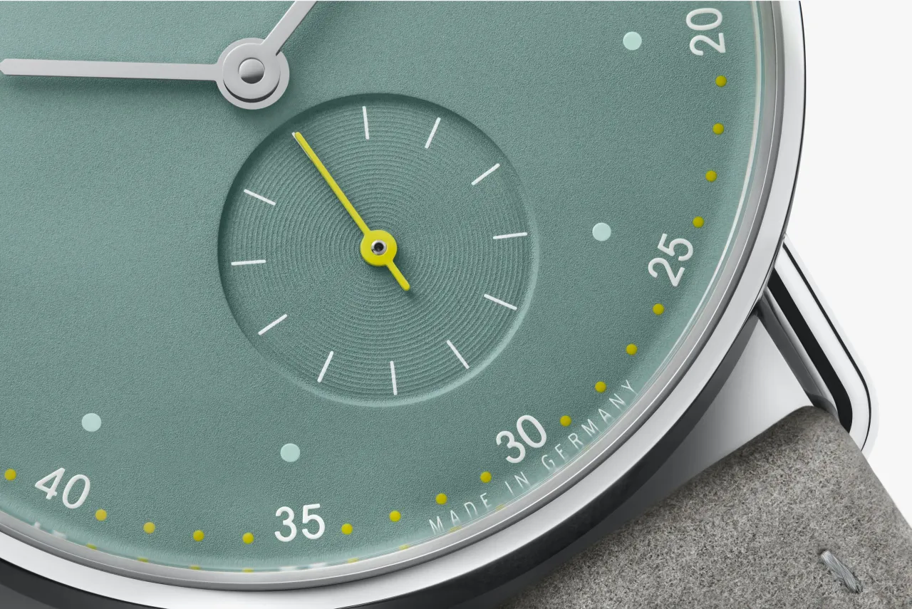NOMOS Glashütte Metro 33 Sage Otomatik 1124 detay görseli 5