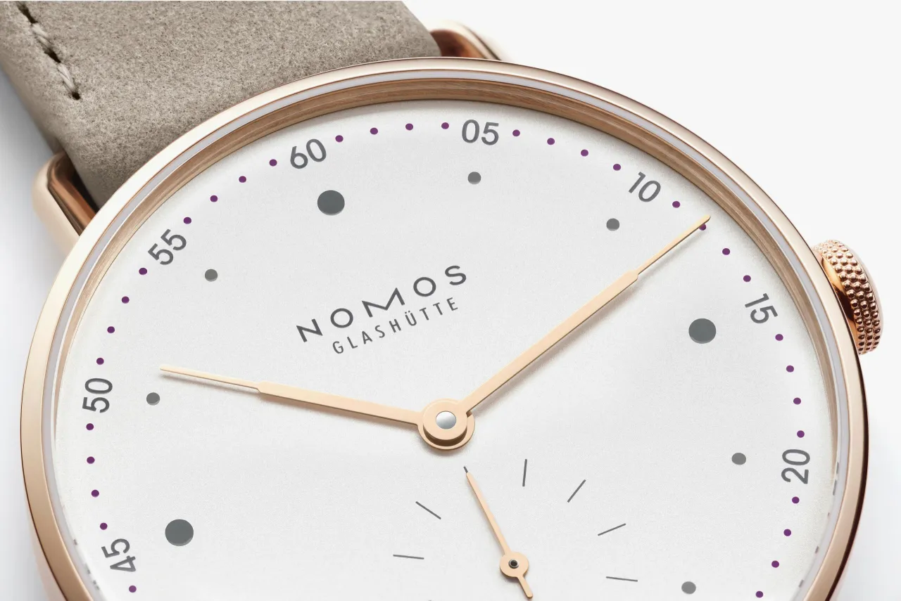 NOMOS Metro Rose Gold Otomatik 1170 detay görseli 3