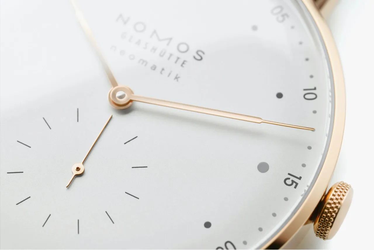 NOMOS Metro Rose Gold Neomatik Otomatik 1180 detay görseli 2