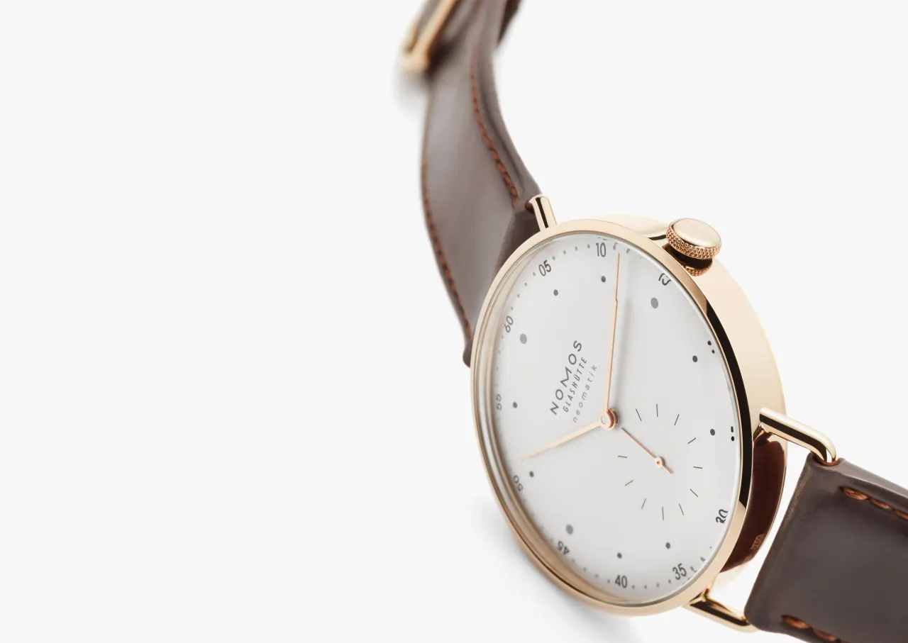 NOMOS Metro Rose Gold Neomatik Otomatik 1180 detay görseli 4