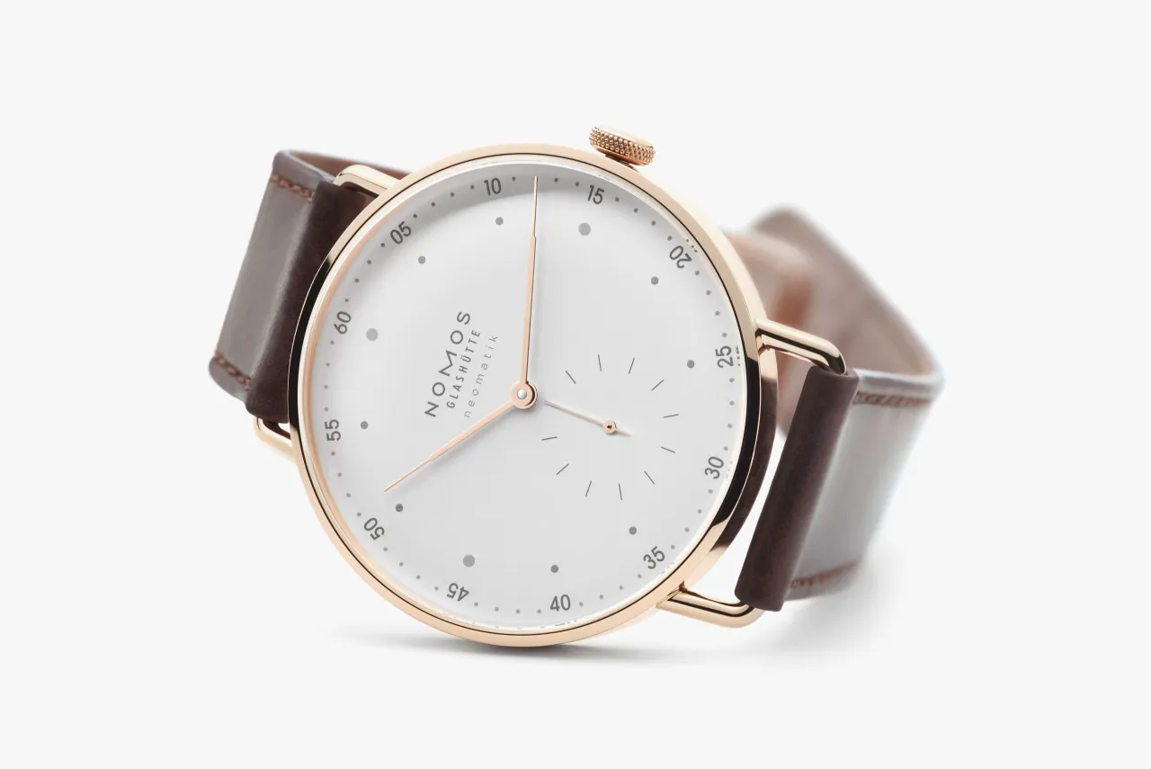 NOMOS Metro Rose Gold Neomatik Otomatik 1180 detay görseli 5