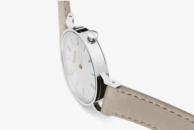 NOMOS Tangente 33 Duo Otomatik Beyaz Gümüş Plaka 120 Görsel 6