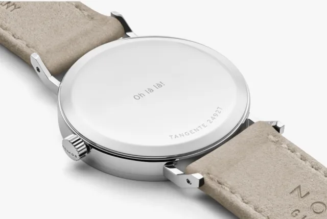 NOMOS Tangente 33 Duo Otomatik Beyaz Gümüş Plaka 120 Görsel 7