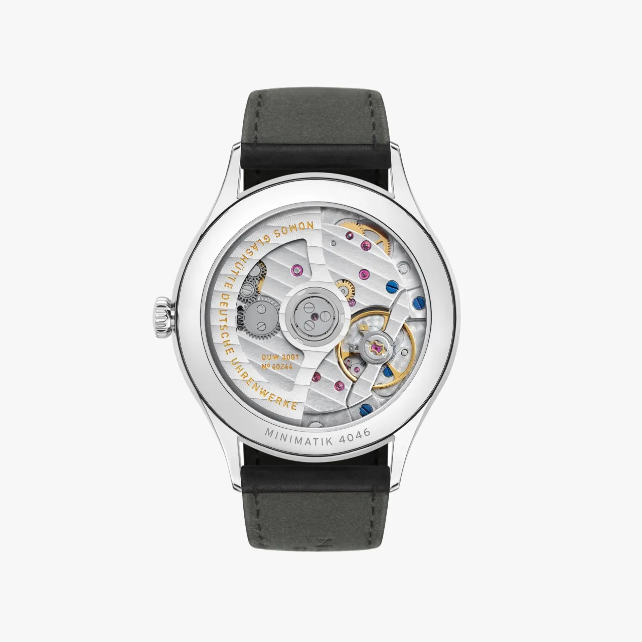 NOMOS Glashütte Minimatik Otomatik Beyaz Gümüş Plaka 1203 detay görseli 1