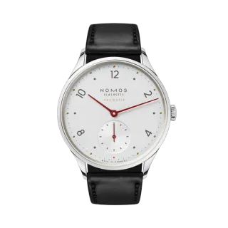NOMOS Glashütte Minimatik Otomatik Beyaz Gümüş Plaka 1203