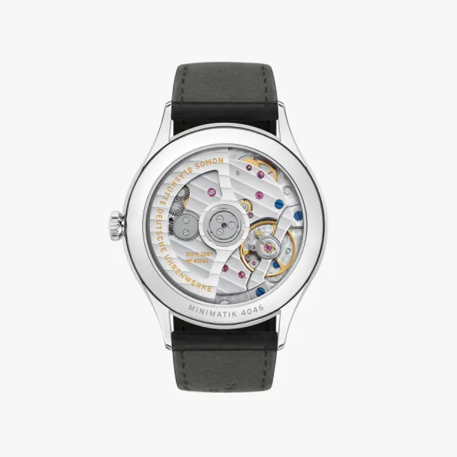 NOMOS Glashütte Minimatik Otomatik Beyaz Gümüş Plaka 1203 Görsel 2
