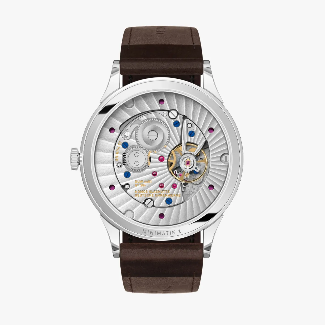 NOMOS Glashütte Minimatik 39 Date Gold 1251 detay görseli 1