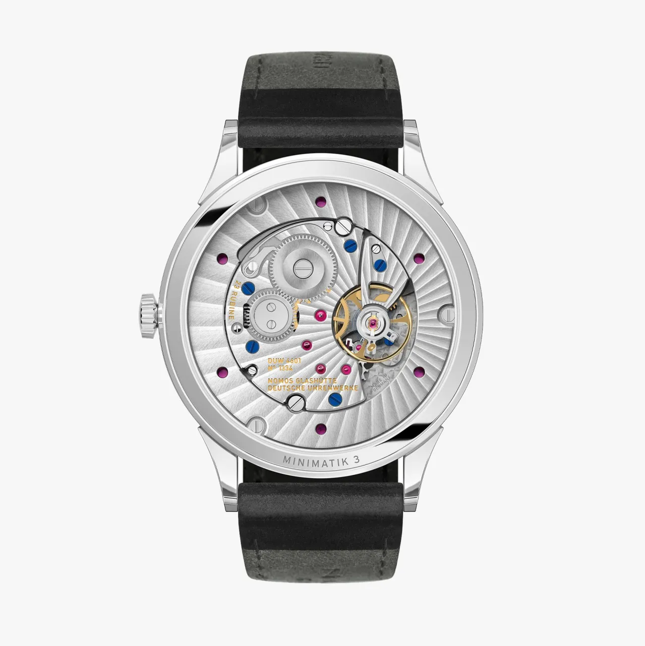NOMOS Glashütte Minimatik 39 Date Blue 1252 detay görseli 1