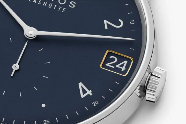 NOMOS Glashütte Minimatik 39 Date Blue 1252 Görsel 4