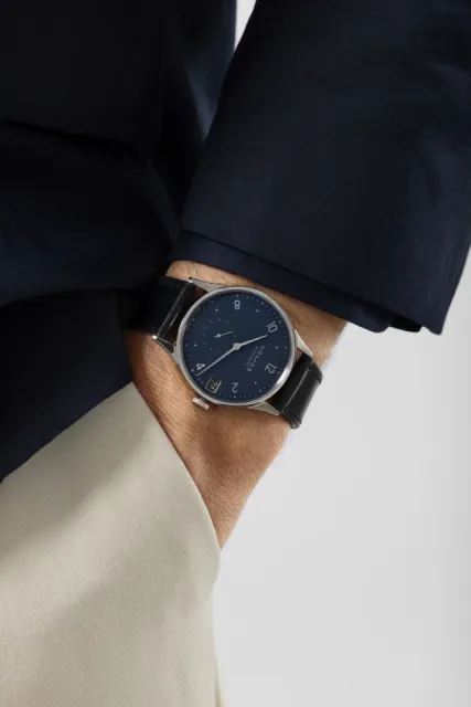 NOMOS Glashütte Minimatik 39 Date Blue 1252 Görsel 8