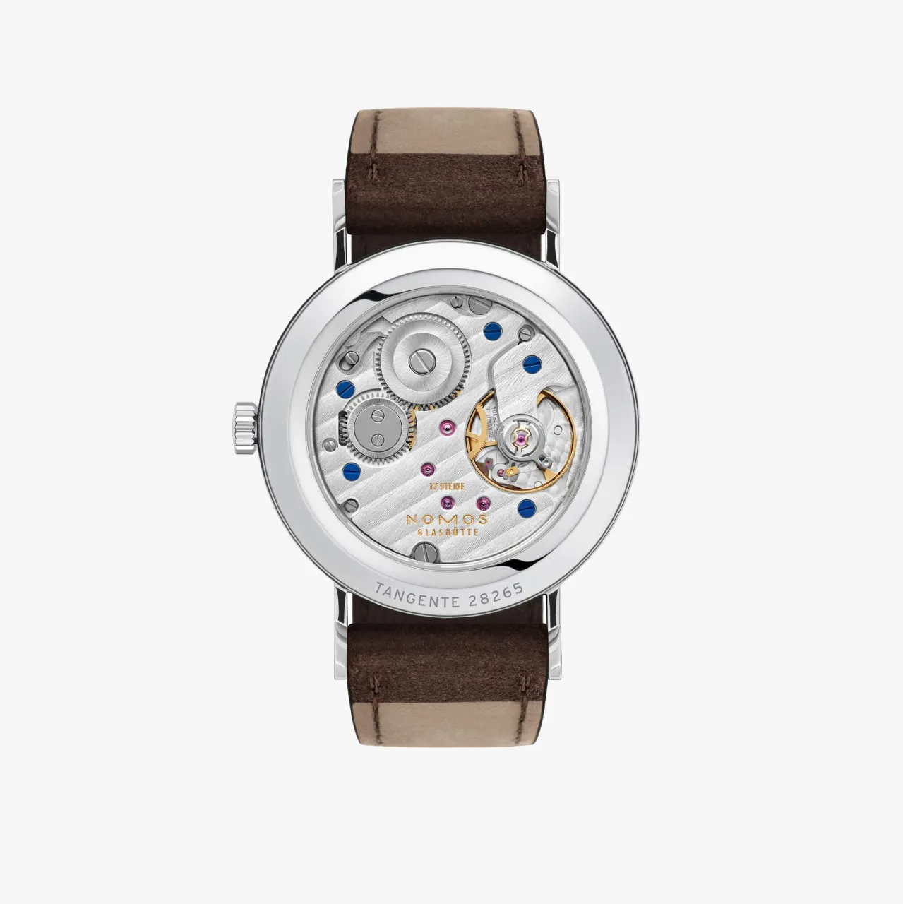 NOMOS Glashütte Tangente 33 Karat Brushed Gold 126 detay görseli 1