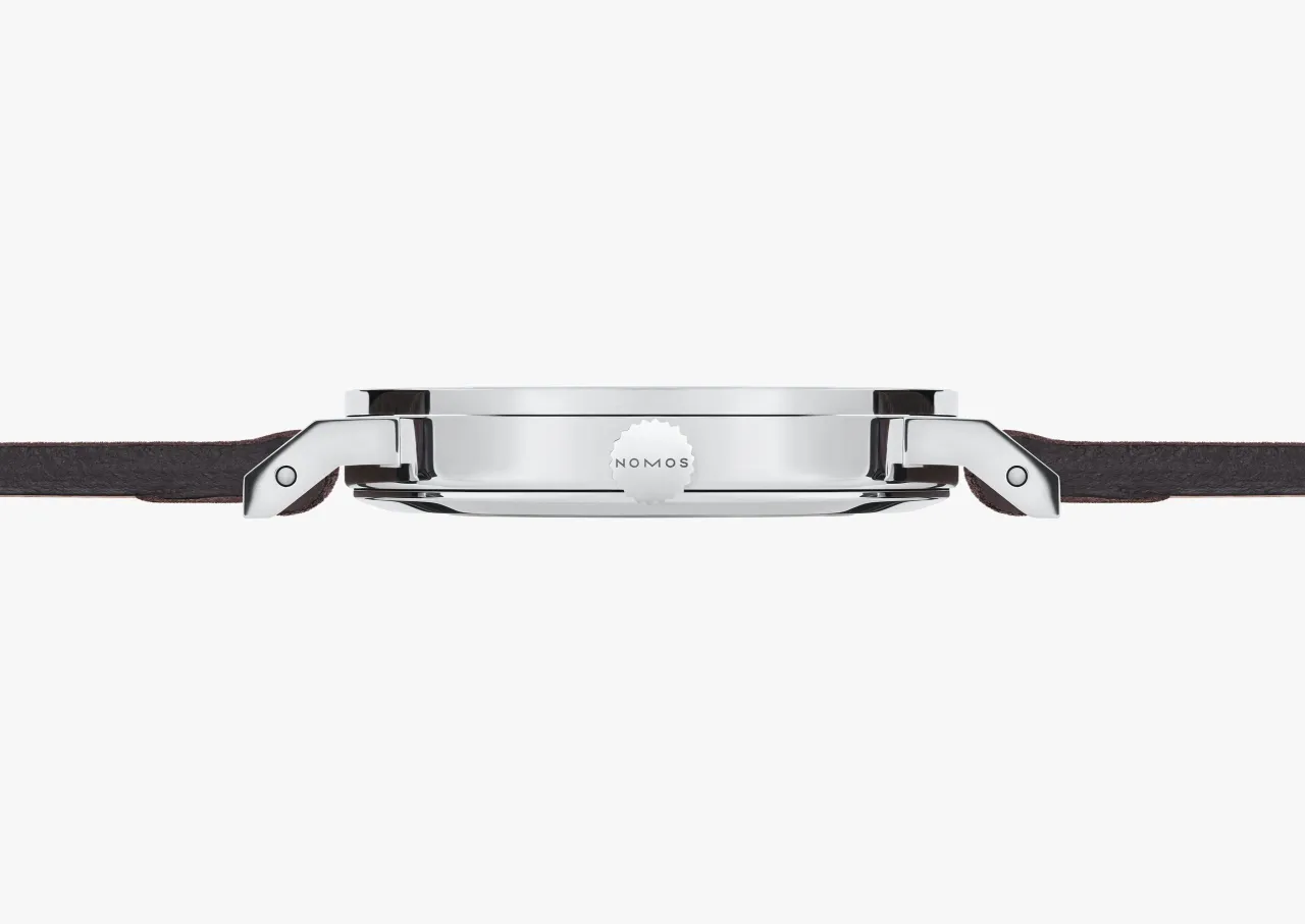 NOMOS Glashütte Tangente 33 Karat Brushed Gold 126 detay görseli 4