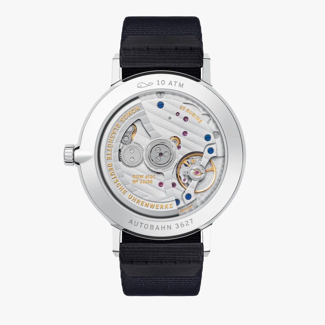 NOMOS Autobahn Neomatik 41 Date Sports Gray 1303 detay görseli 1