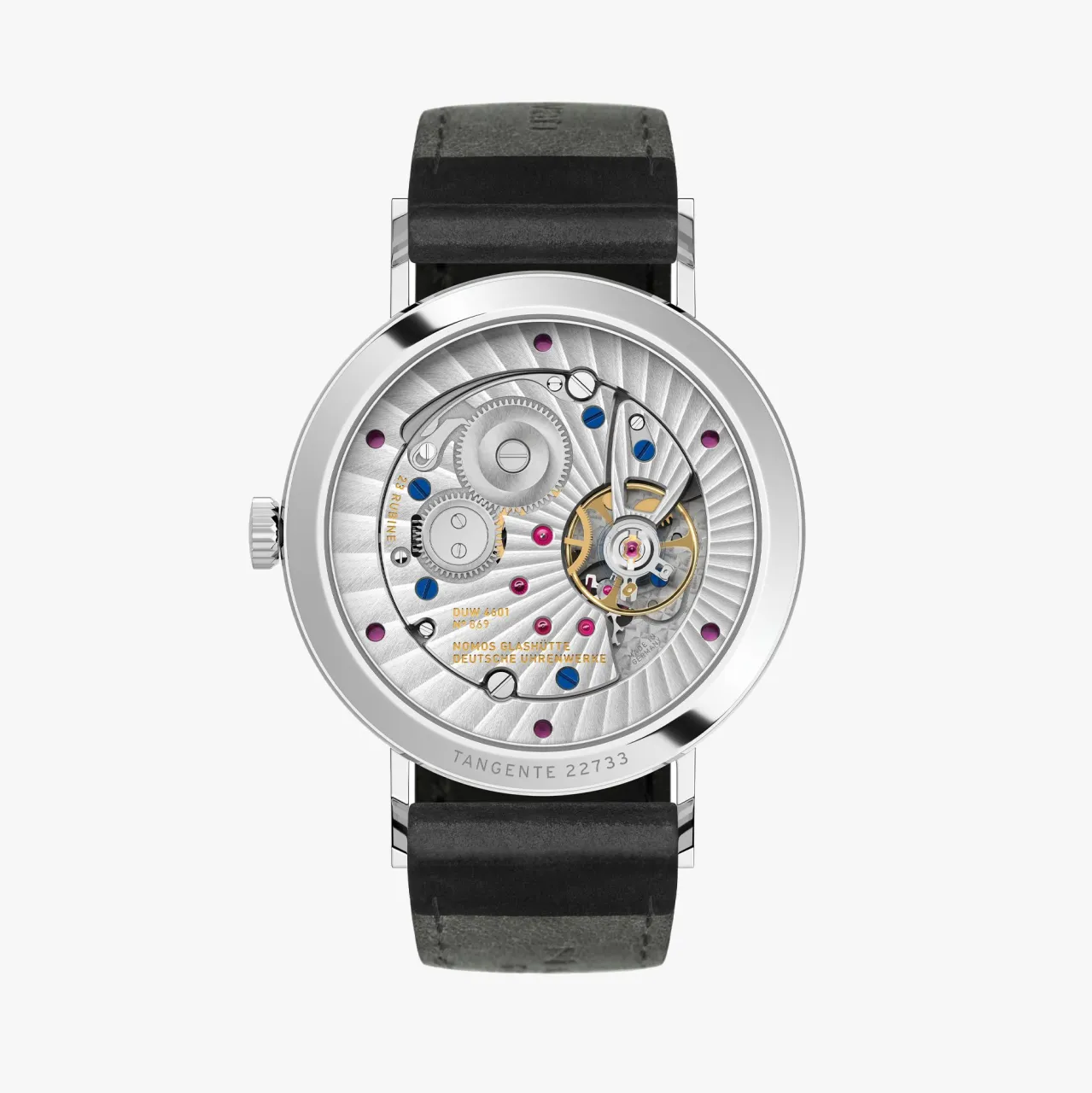 NOMOS Tangente 2date Otomatik Beyaz Gümüş Plaka 135 detay görseli 1