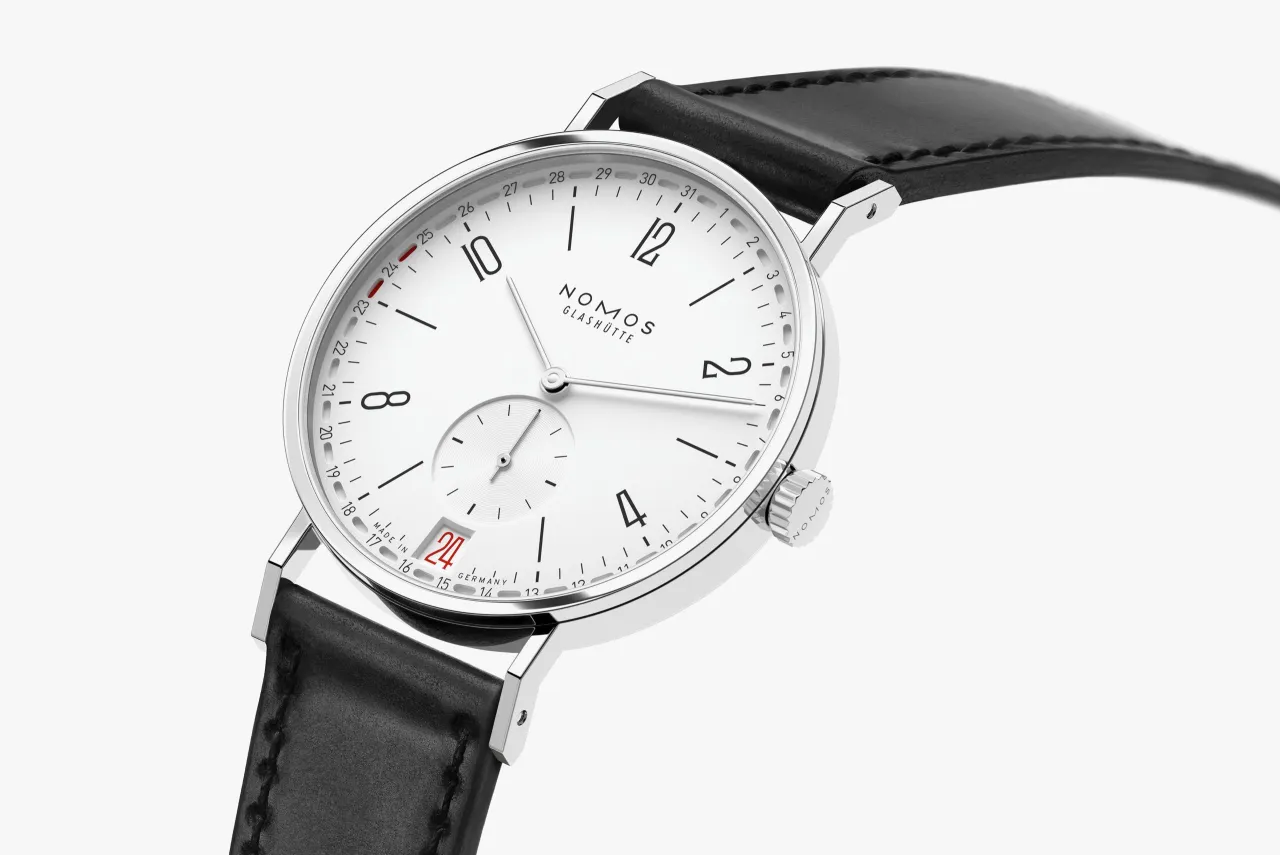 NOMOS Tangente 2date Otomatik Beyaz Gümüş Plaka 135 detay görseli 2